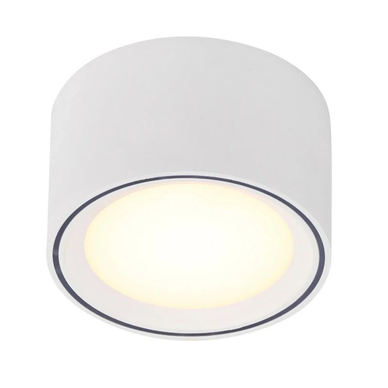 Nordlux Fallon LED Opbouwspot | 5.5W 2700K 500lm 827 | Dimbaar | Wit