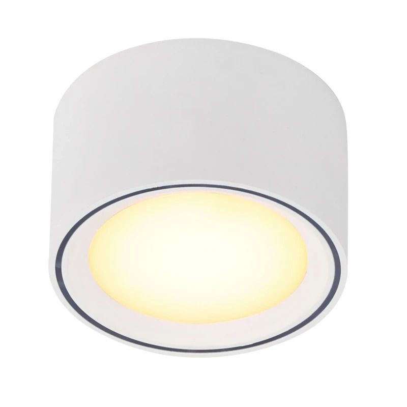 Nordlux Fallon LED Opbouwspot | 5.5W 2700K 500lm 827 | Dimbaar | Wit