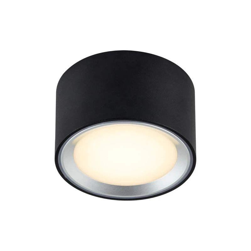Nordlux Fallon LED Opbouwspot | 5.5W 2700K 500lm 827 | Dimbaar | Zwart