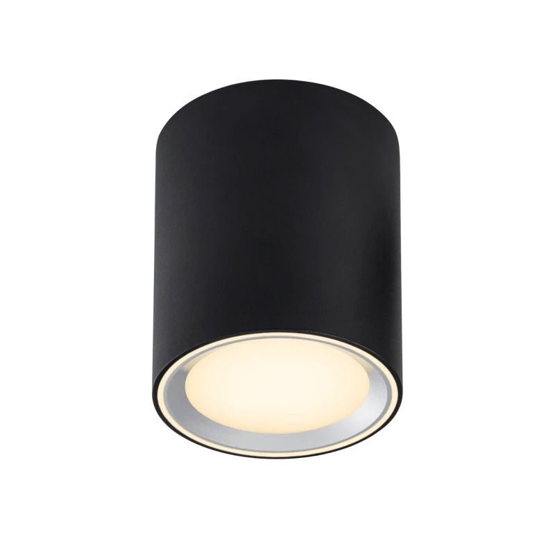 Nordlux Fallon LED Opbouwspot | 5.5W 2700K 500lm 827 | Dimbaar | Zwart