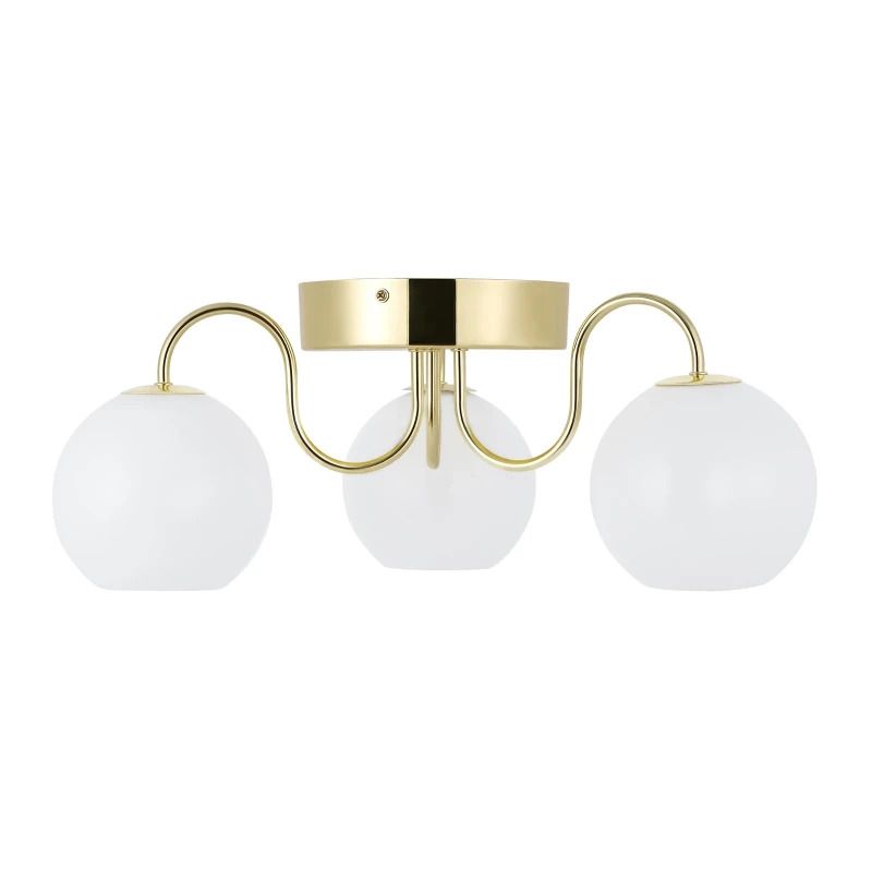 Nordlux Franca LED Plafondlamp | 3x E14 Max 40W | Dimbaar | Goud