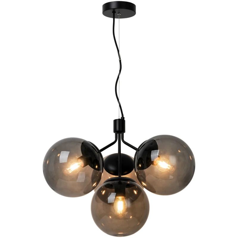 Nordlux Ivona LED Hanglamp | 4x E27 Max 28W | Dimbaar | Zwart