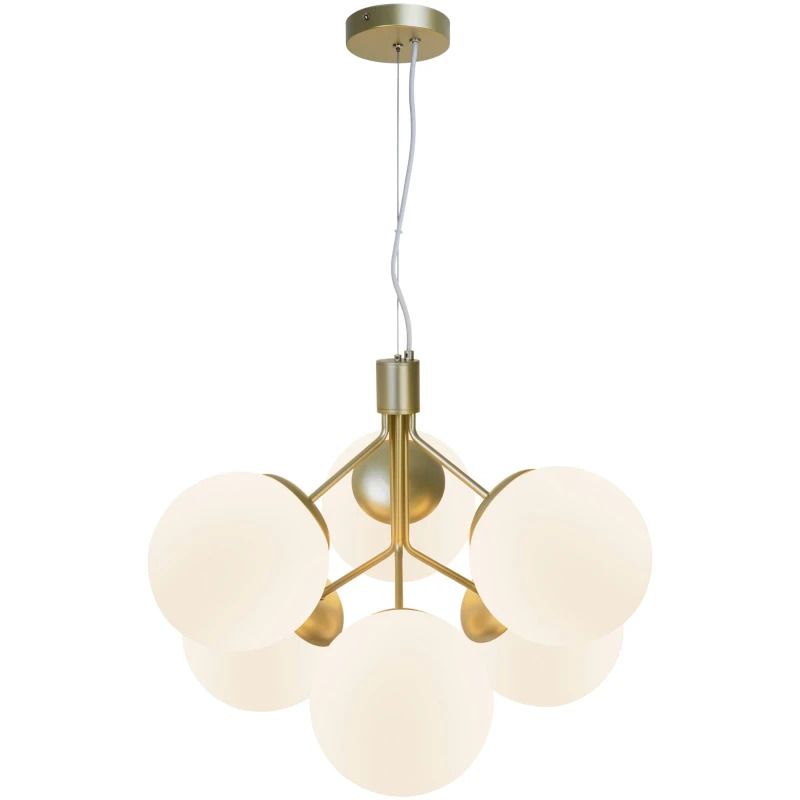 Nordlux Ivona LED Hanglamp | 6x E27 Max 28W | Dimbaar | Goud