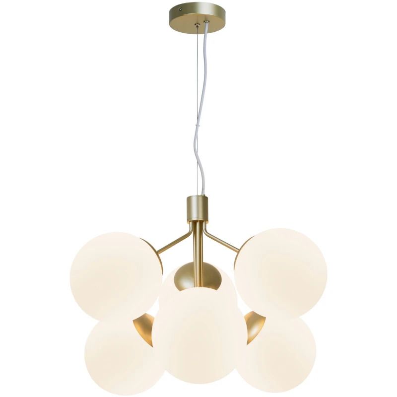 Nordlux Ivona LED Hanglamp | 6x E27 Max 28W | Dimbaar | Goud