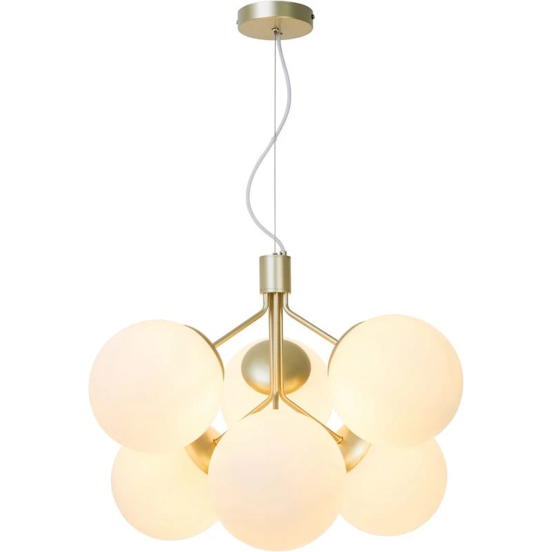 Nordlux Ivona LED Hanglamp | 6x E27 Max 28W | Dimbaar | Goud
