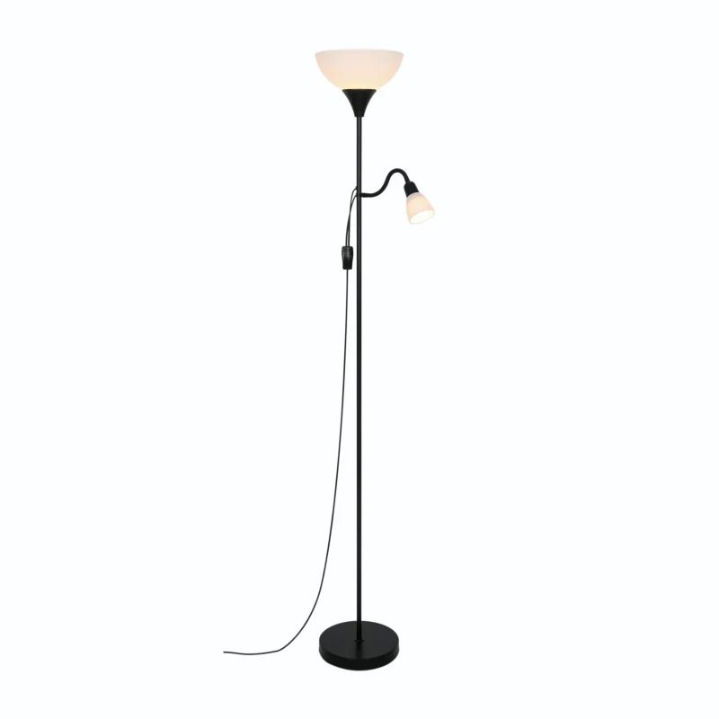Nordlux Lauria Vloerlamp | 2x E27/E14 Max 27W | Zwart