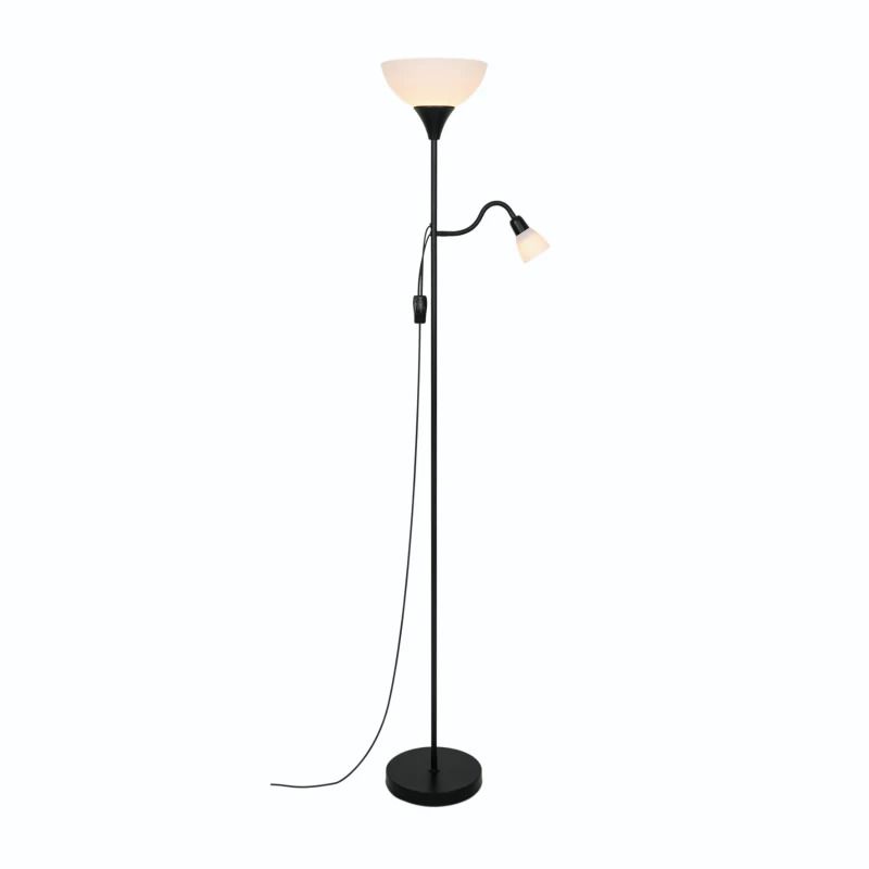 Nordlux Lauria Vloerlamp | 2x E27/E14 Max 27W | Zwart