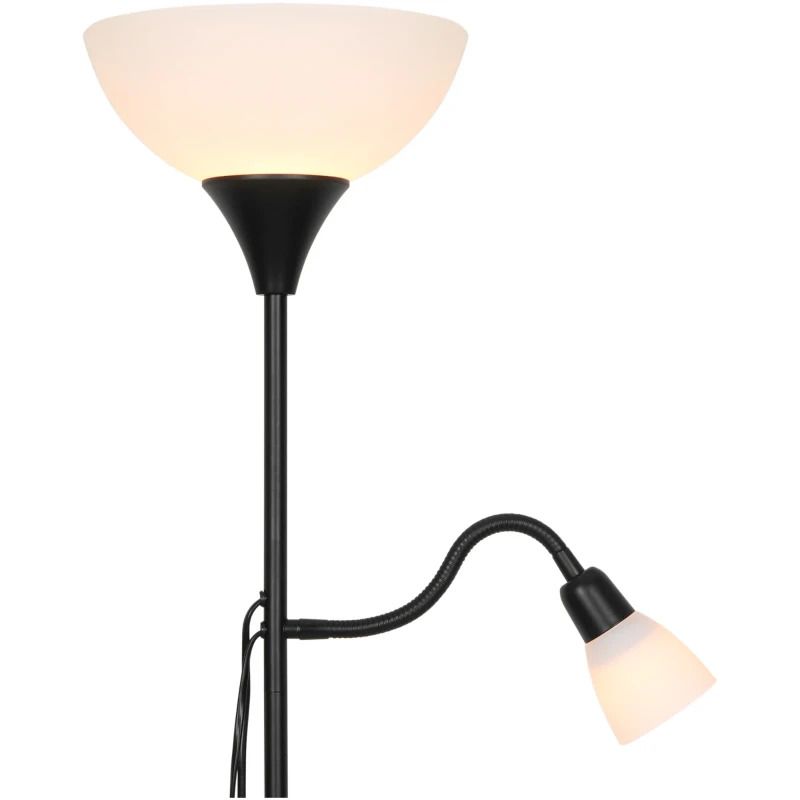 Nordlux Lauria Vloerlamp | 2x E27/E14 Max 27W | Zwart