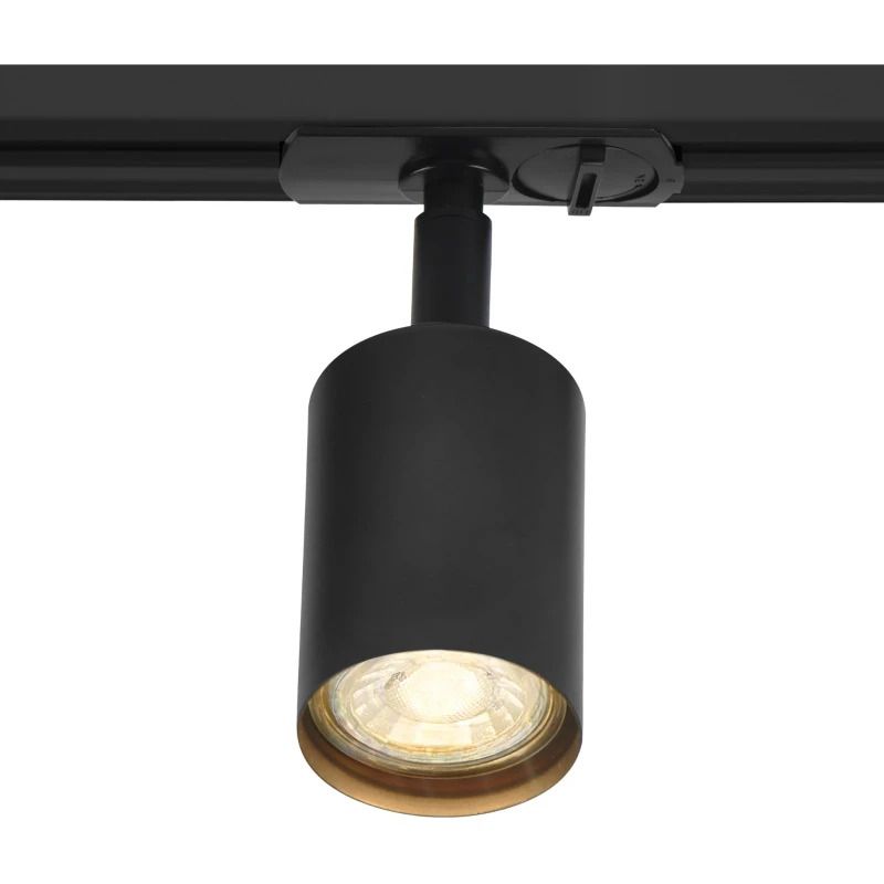 Nordlux Explore Link LED Railspot | 1x GU10 Max 7W | Dimbaar | Zwart