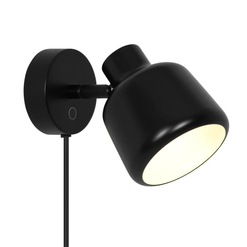 Nordlux Louella LED Wandlamp | 1x E14 Max 10W | Dimbaar | Zwart
