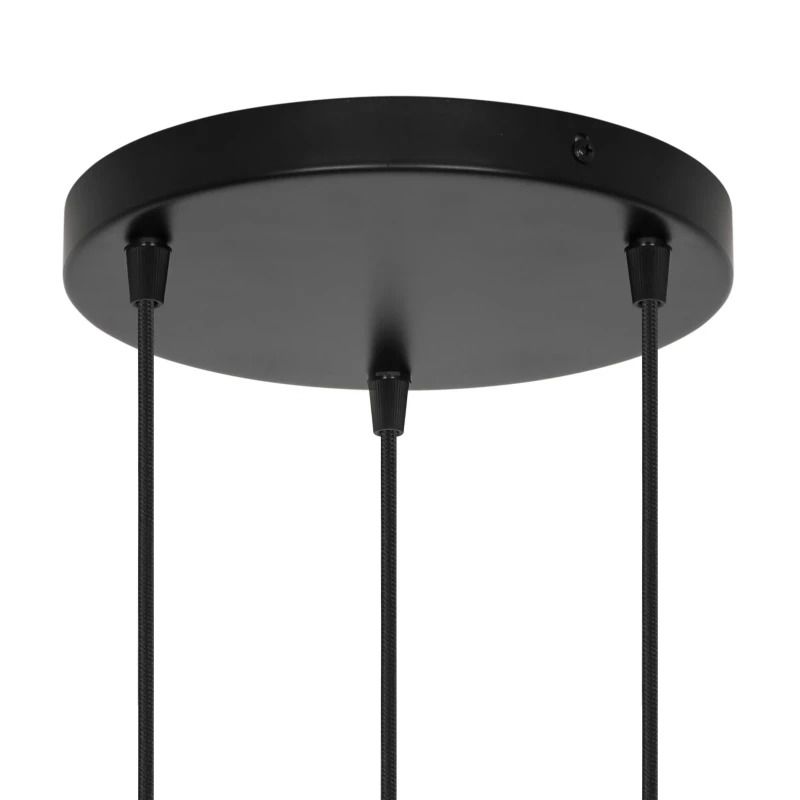 Nordlux Luana 3-Exits Canopy | Zwart