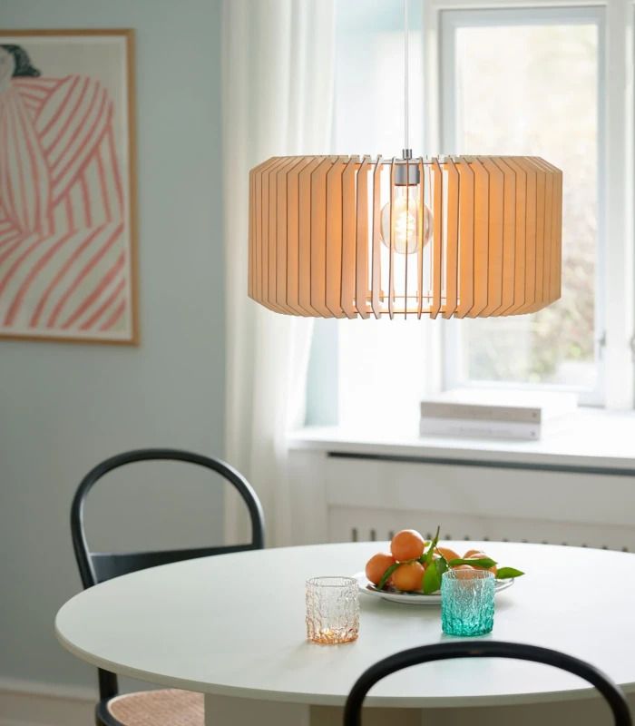 Nordlux Asti LED Hanglamp | 1x E27 Max 40W | Dimbaar | Bruin
