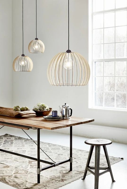 Nordlux Chino LED Hanglamp | 1x E27 Max 60W | Dimbaar | Bruin
