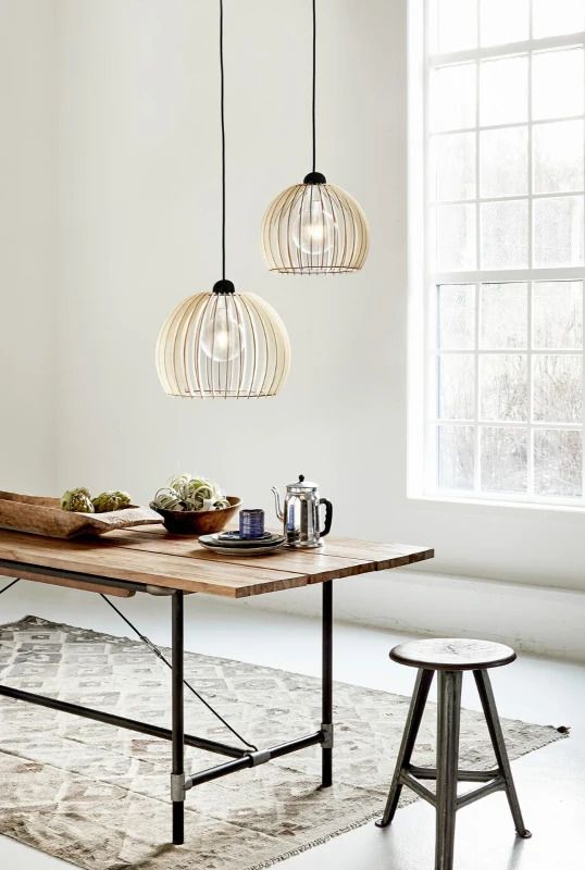 Nordlux Chino LED Hanglamp | 1x E27 Max 60W | Dimbaar | Bruin
