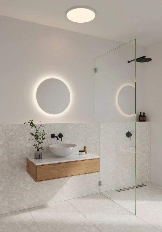 Nordlux Dovina LED Wandlamp | 20W 4000K 800lm 840 | ip44 | Duidelijk