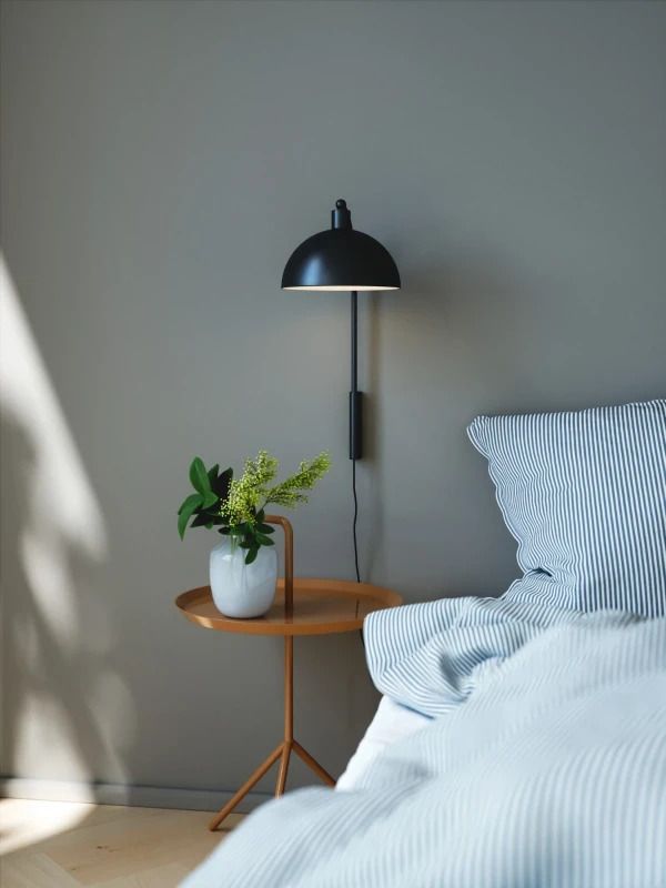 Nordlux Ellen LED Wandlamp | 1x E14 Max 40W | Dimbaar | Zwart