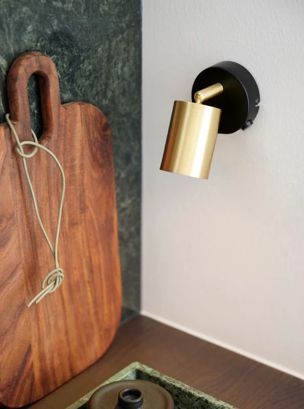 Nordlux Explore LED Wandlamp | 1x GU10 Max 7W | Dimbaar | Goud