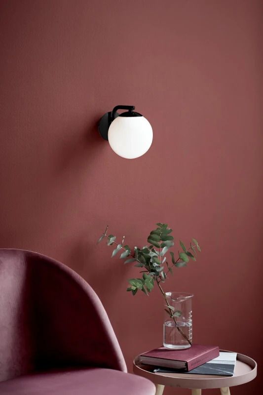 Nordlux Grant LED Wandlamp | 1x E14 Max 40W | Dimbaar | Zwart