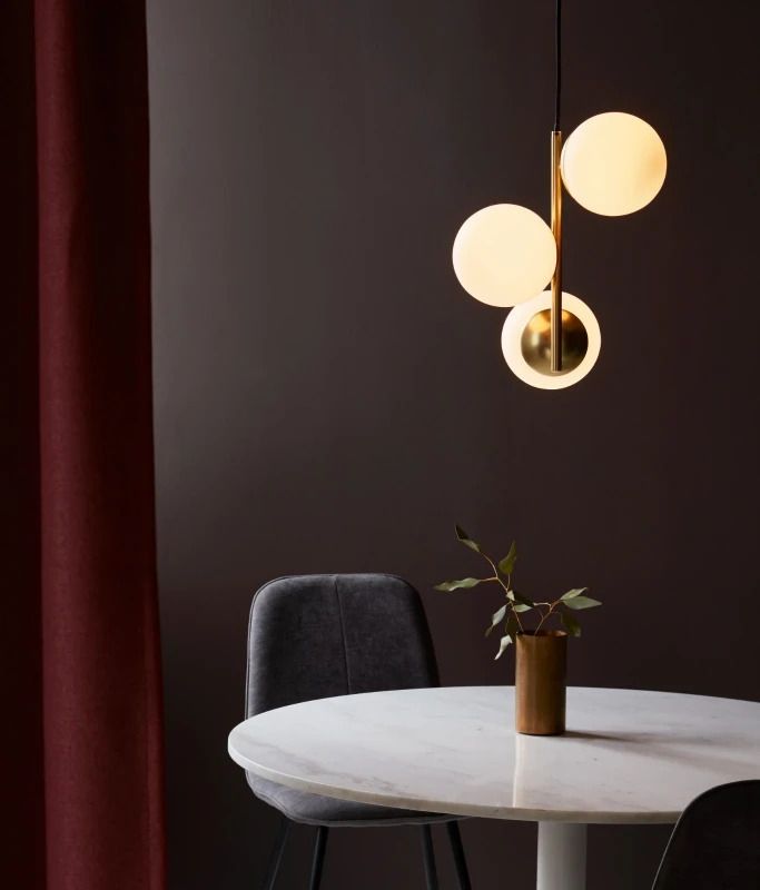 Nordlux Lilly LED Hanglamp | 3x E14 Max 40W | Dimbaar | Goud