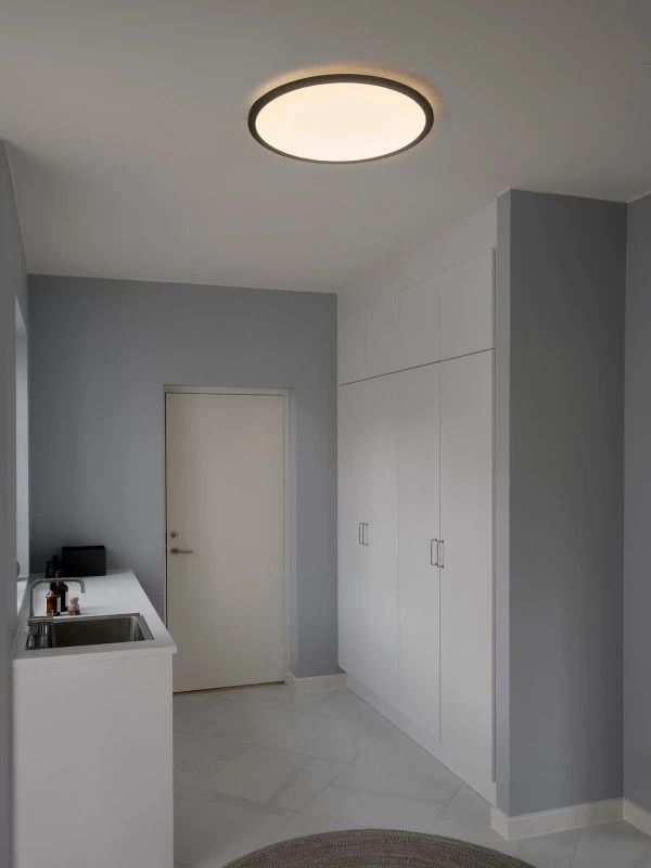 Nordlux Oja LED Plafondlamp | 28W 2700K 3200lm 827 | Dimbaar | Zwart