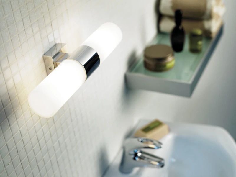 Nordlux Tangens LED Wandlamp | 2x E14 Max 25W | ip44 | Dimbaar | Zilver