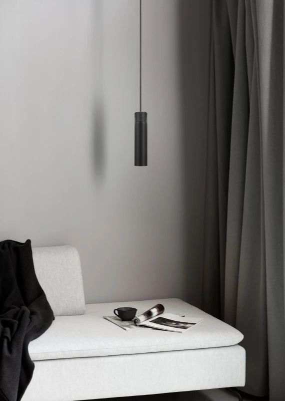 Nordlux Tilo LED Hanglamp | 1x GU10 Max 15W | Dimbaar | Zwart