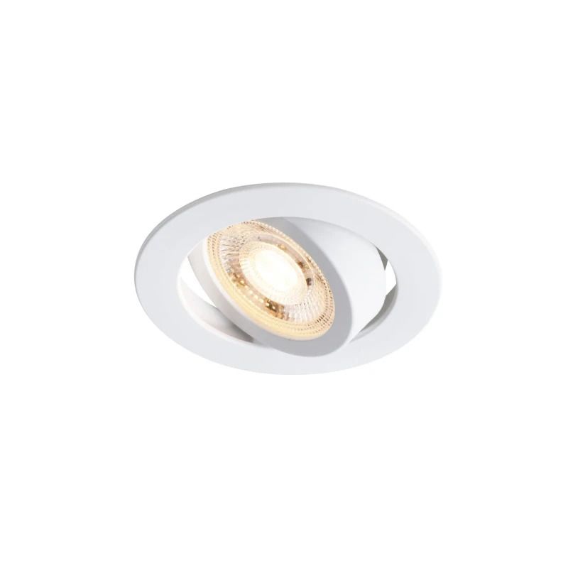 Nordlux Monolo LED Inbouwspot | 4.8W 3000K 450lm 830 | Dimbaar | Wit