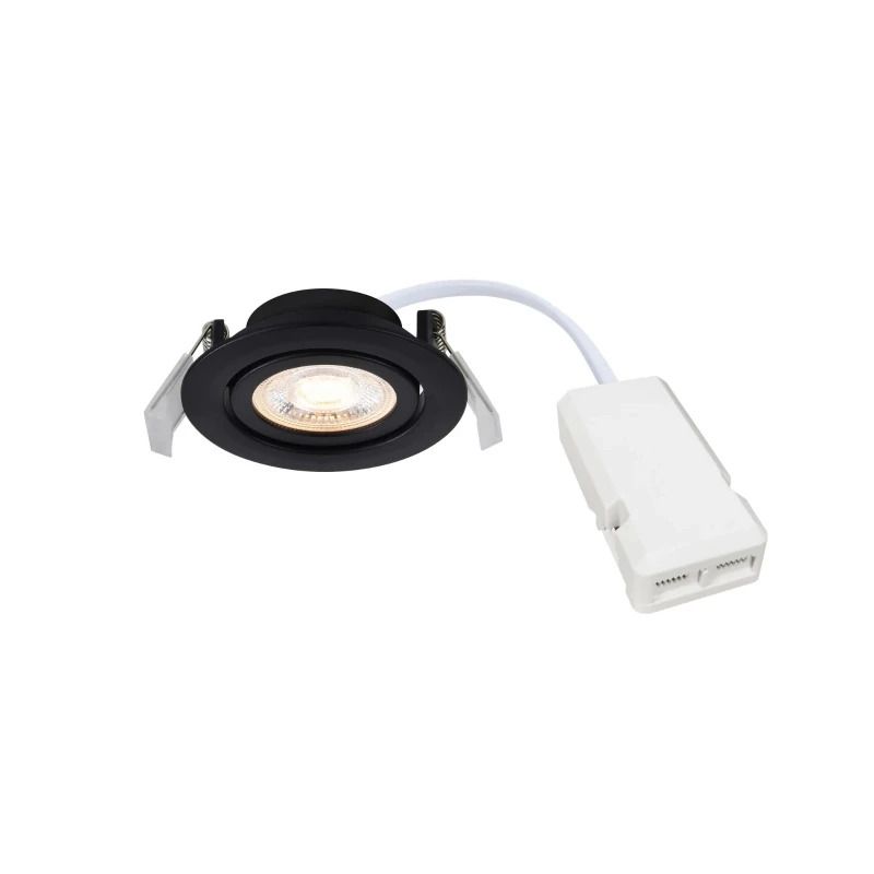 Nordlux Monolo LED Inbouwspot | 4.8W 3000K 450lm 830 | Dimbaar | Zwart