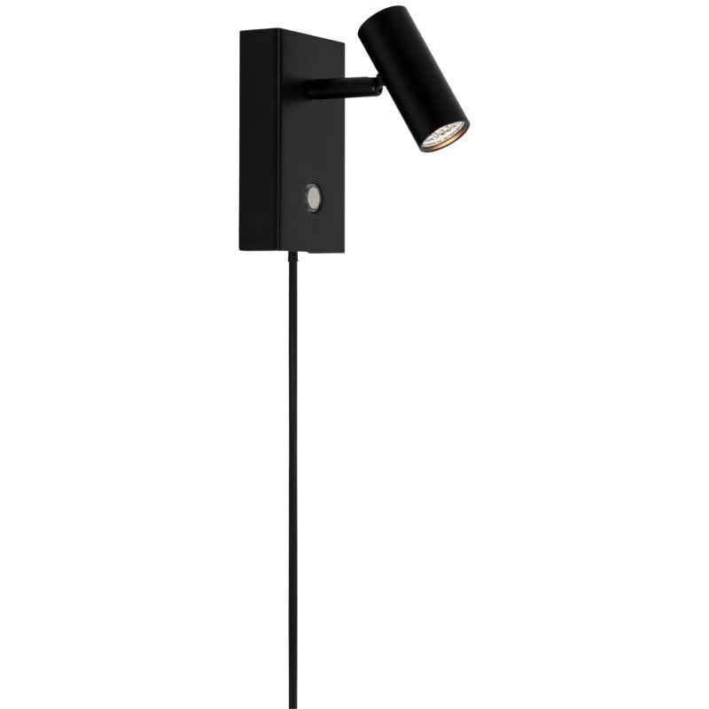 Nordlux Omari LED Wandlamp | 3.2W 2700K 320lm 827 | Dimbaar | Zwart