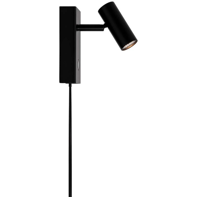 Nordlux Omari LED Wandlamp | 3.2W 2700K 320lm 827 | Dimbaar | Zwart