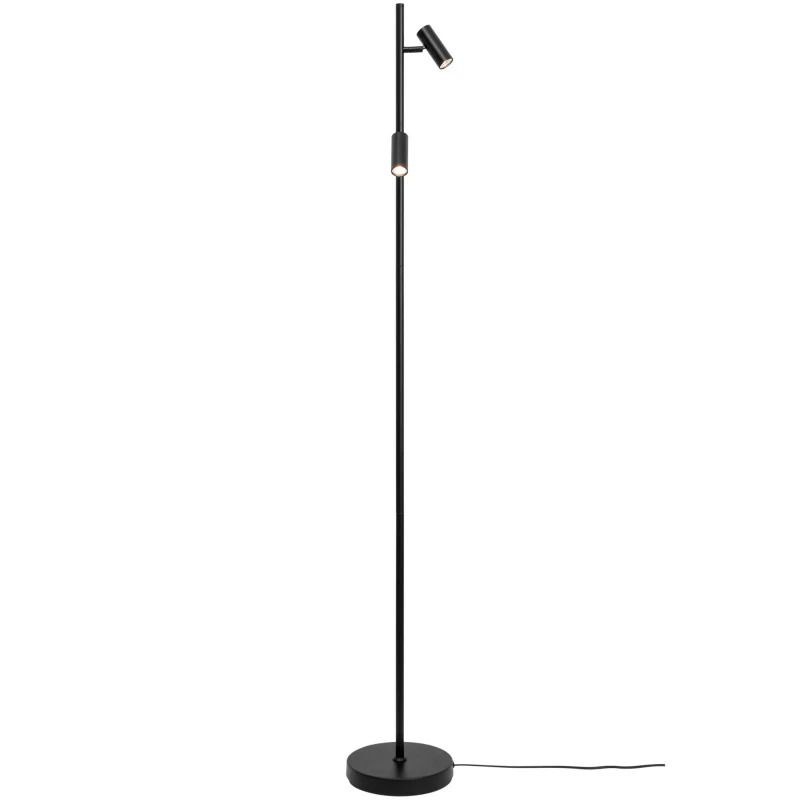 Nordlux Omari LED Vloerlamp | 6.4W 2700K 320lm 827 | Dimbaar | Zwart