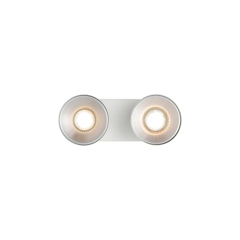 Nordlux Pitcher LED Opbouwspot | 2x GU10 Max 10W | Dimbaar | Wit