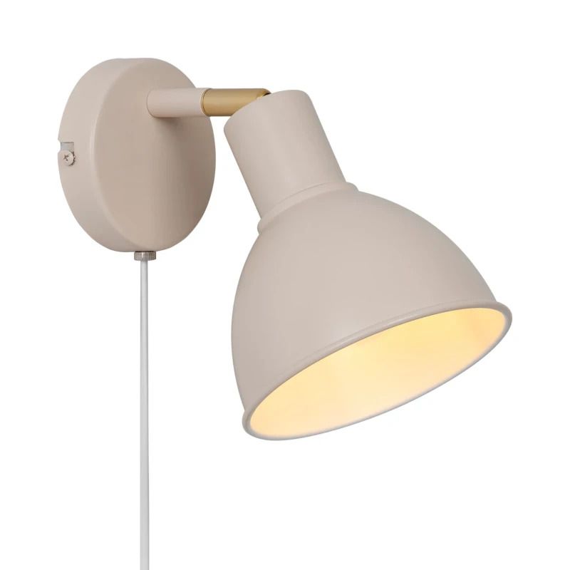 Nordlux Pop LED Wandlamp | 1x E27 Max 18W | Dimbaar | Bruin