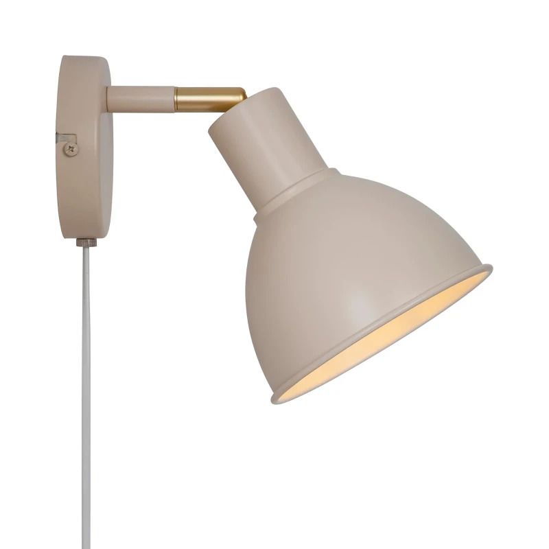 Nordlux Pop LED Wandlamp | 1x E27 Max 18W | Dimbaar | Bruin