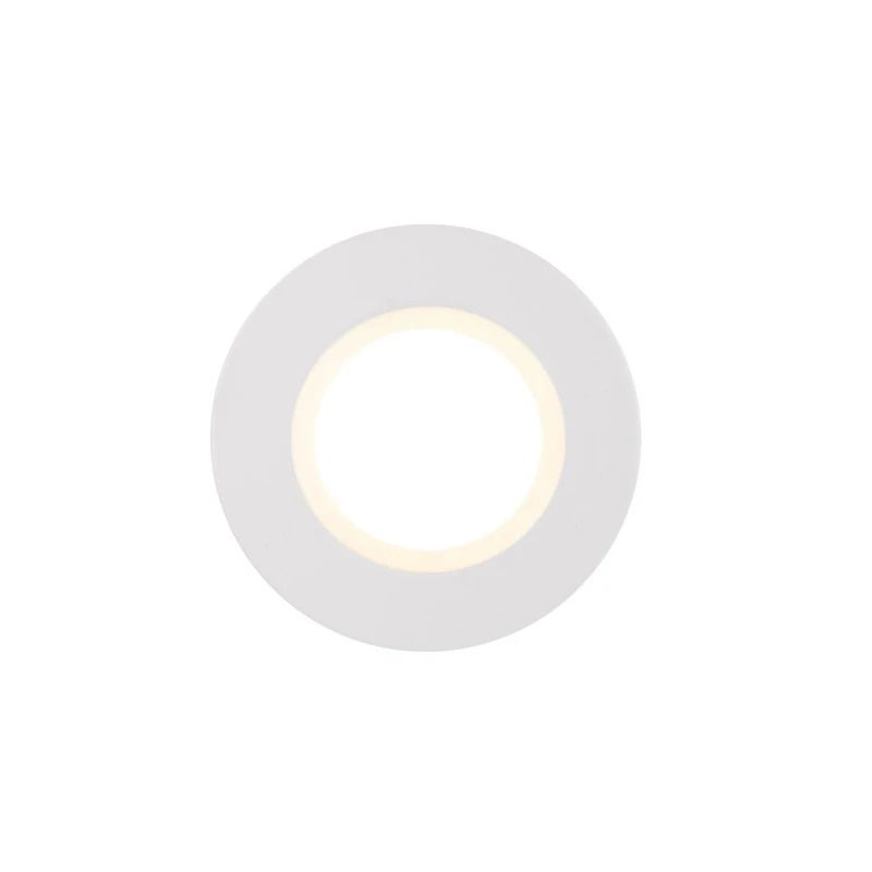 Nordlux Siege Ø85mm LED Inbouwspot | 4.7W 3000K 345lm 830 | ip65 | Wit