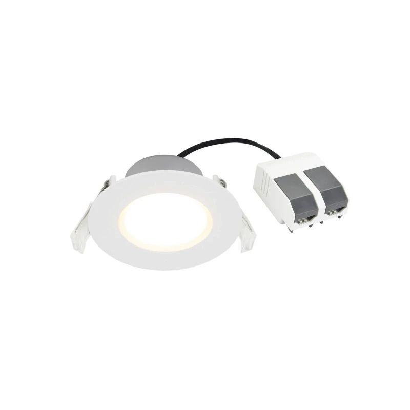 Nordlux Siege Ø85mm LED Inbouwspot | 4.7W 3000K 345lm 830 | ip65 | Wit