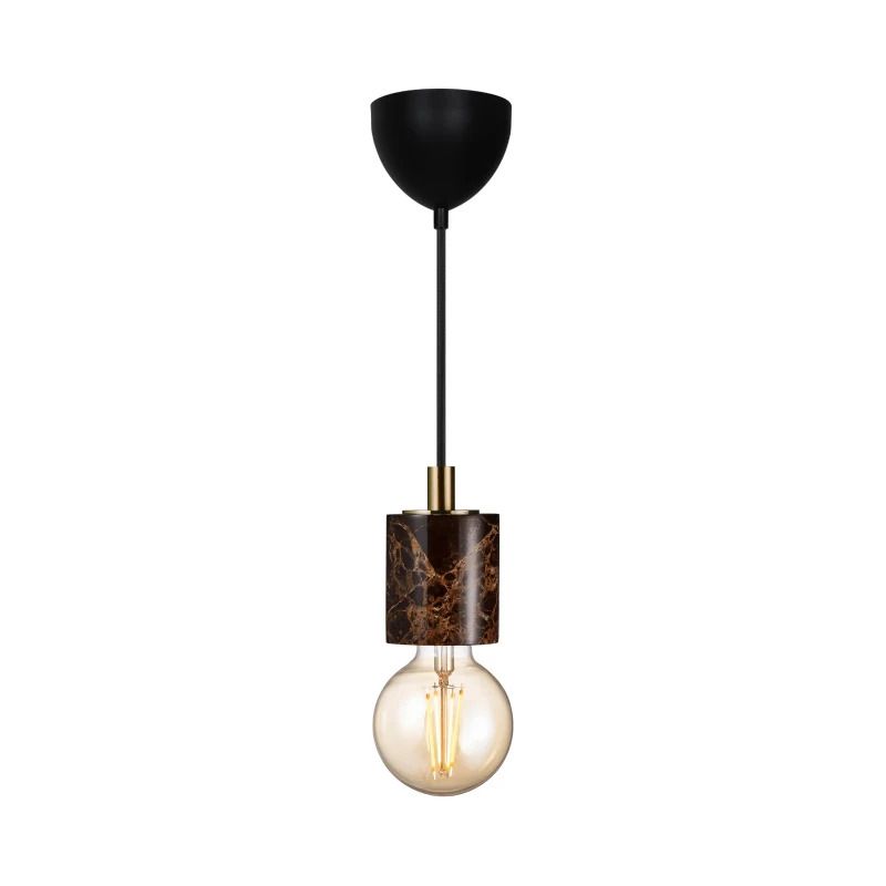 Nordlux Siv LED Hanglamp | 1x E27 Max 60W | Dimbaar | Bruin