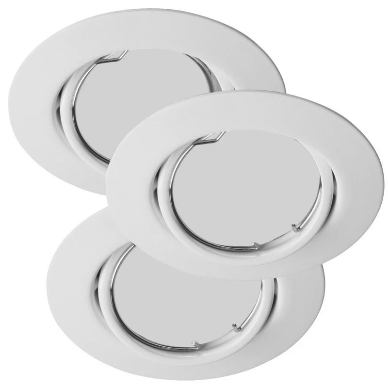 Nordlux Triton Ø90mm LED Inbouwspot | 3x GU10 Max 8W | Dimbaar | Wit