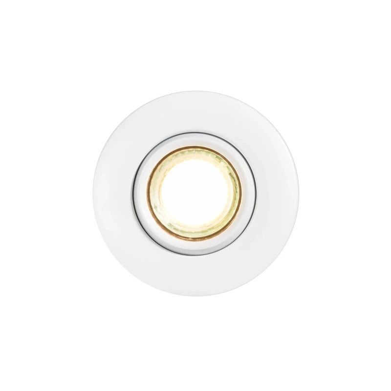 Nordlux Umberto Ø79mm LED Inbouwspot | 1x GU10 Max 7.5W | ip44 | Dimbaar | Wit