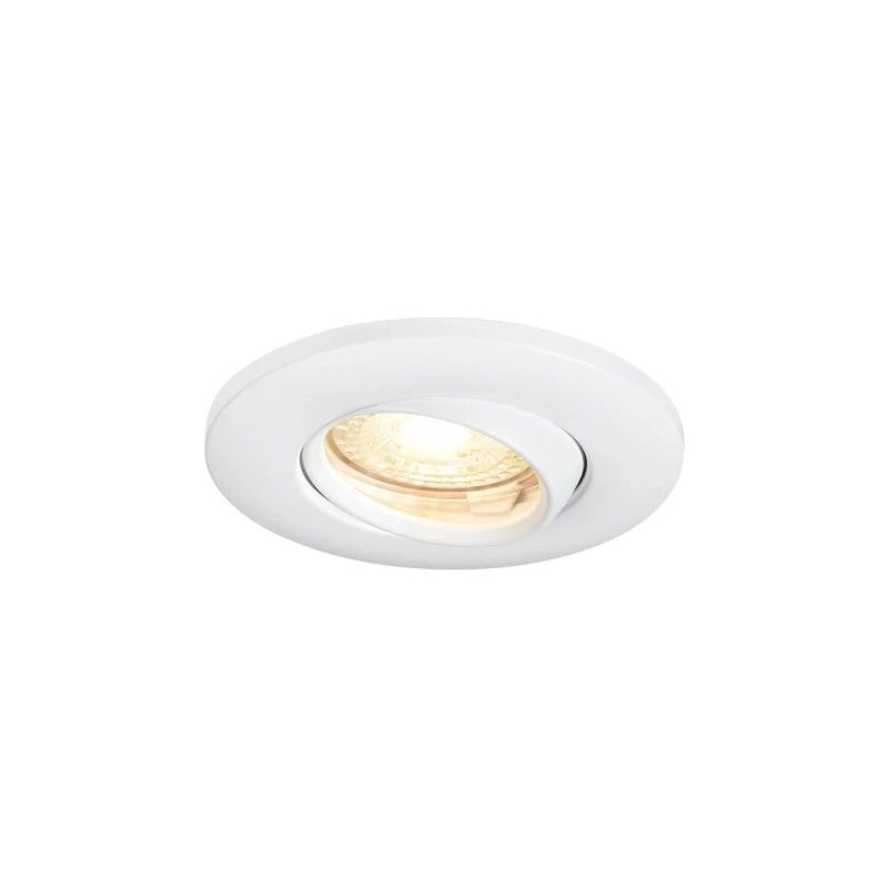 Nordlux Umberto Ø79mm LED Inbouwspot | 1x GU10 Max 7.5W | ip44 | Dimbaar | Wit