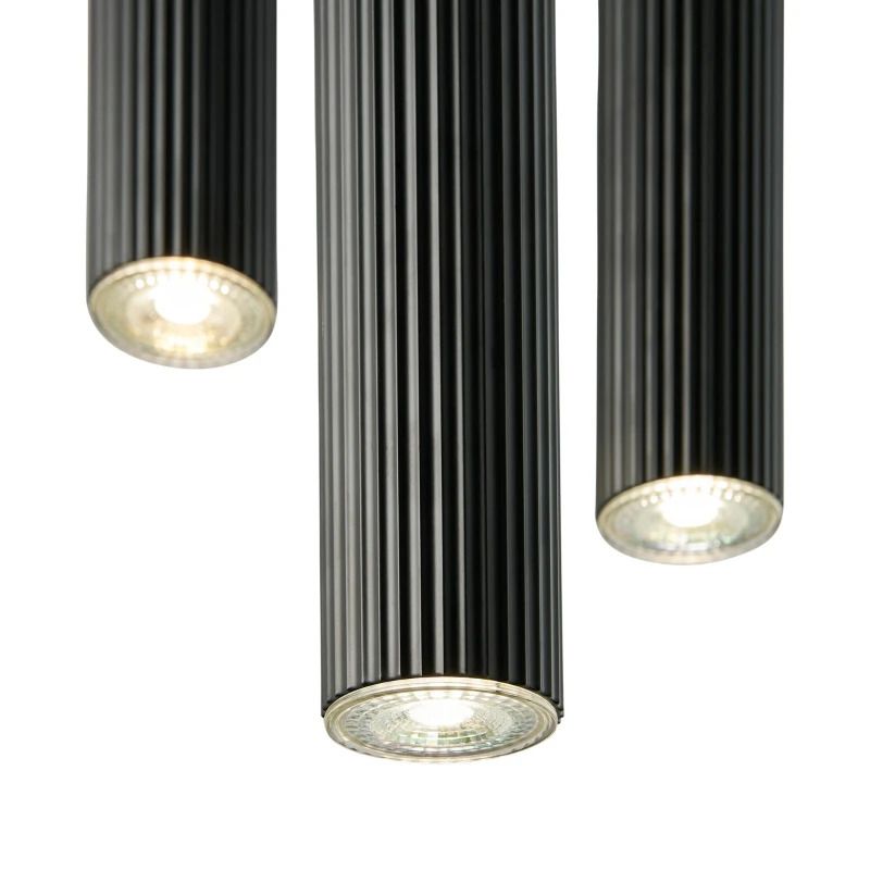 Nordlux Vico LED Hanglamp | 3x GU10 Max 5W | Dimbaar | Zwart