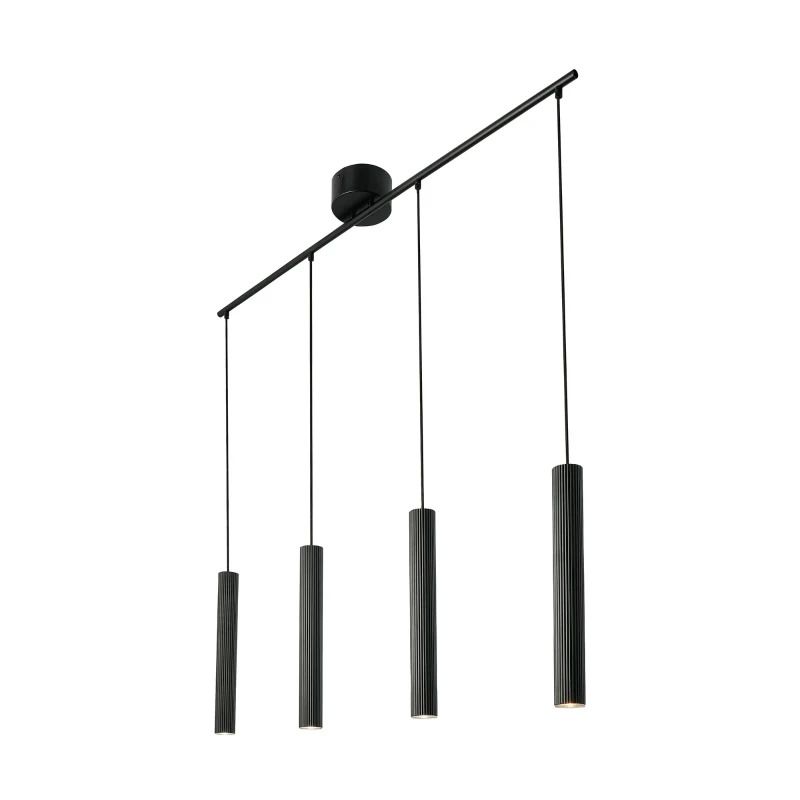 Nordlux Vico LED Hanglamp | 4x GU10 Max 5W | Dimbaar | Zwart
