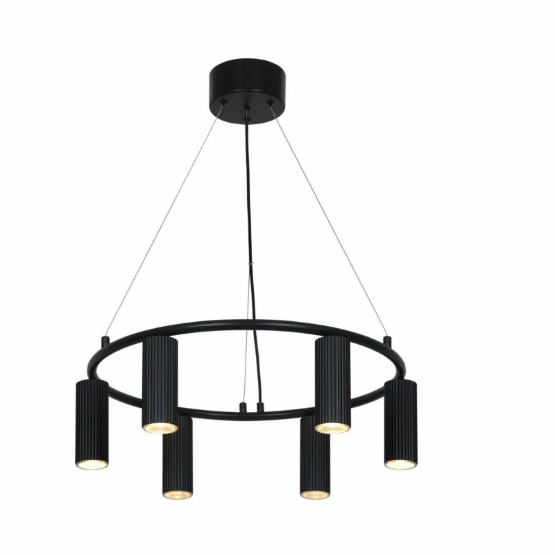 Nordlux Vico LED Hanglamp | 6x GU10 Max 5W | Dimbaar | Zwart