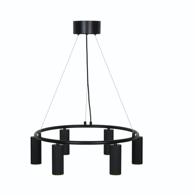 Nordlux Vico LED Hanglamp | 6x GU10 Max 5W | Dimbaar | Zwart