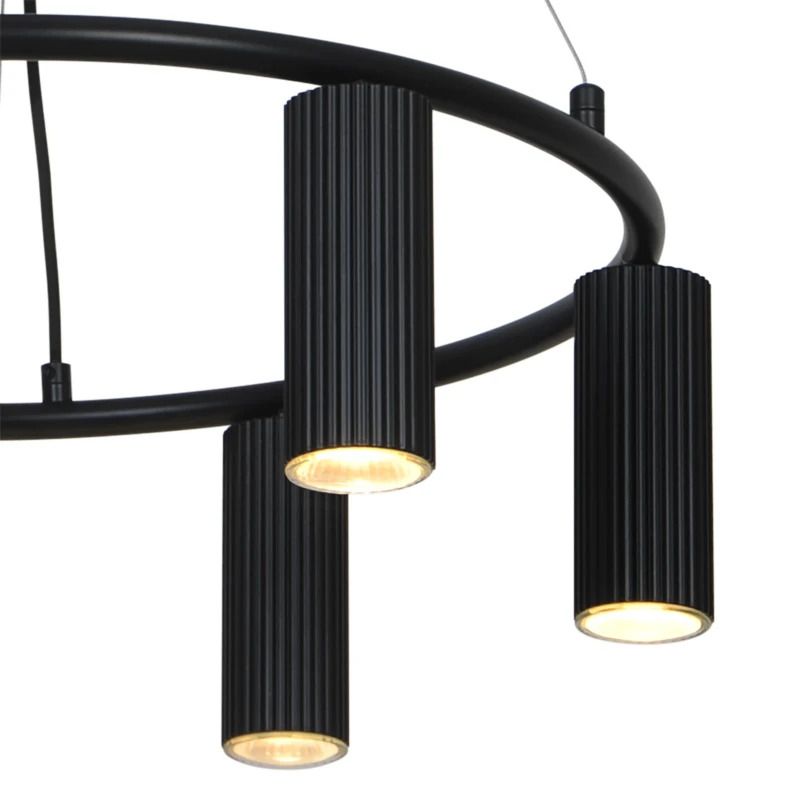 Nordlux Vico LED Hanglamp | 6x GU10 Max 5W | Dimbaar | Zwart