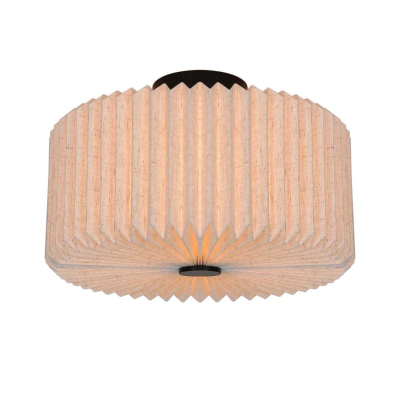 Nordlux Vivienne LED Plafondlamp | 1x E27 Max 15W | Dimbaar | Zwart