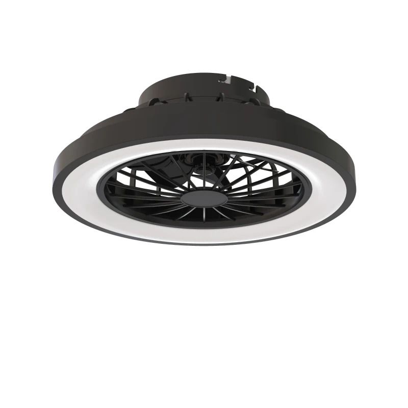 Calex Plafondventilator Ø39cm | RGB CCT 2700K/6500K 3900Lm | Inclusief Afstandsbediening | Zwart