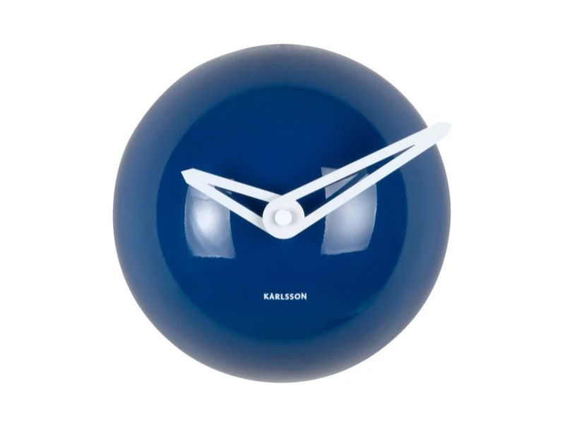 Karlsson Cool Retro Cap Wandklok | Ø15cm | Cobalt blauw