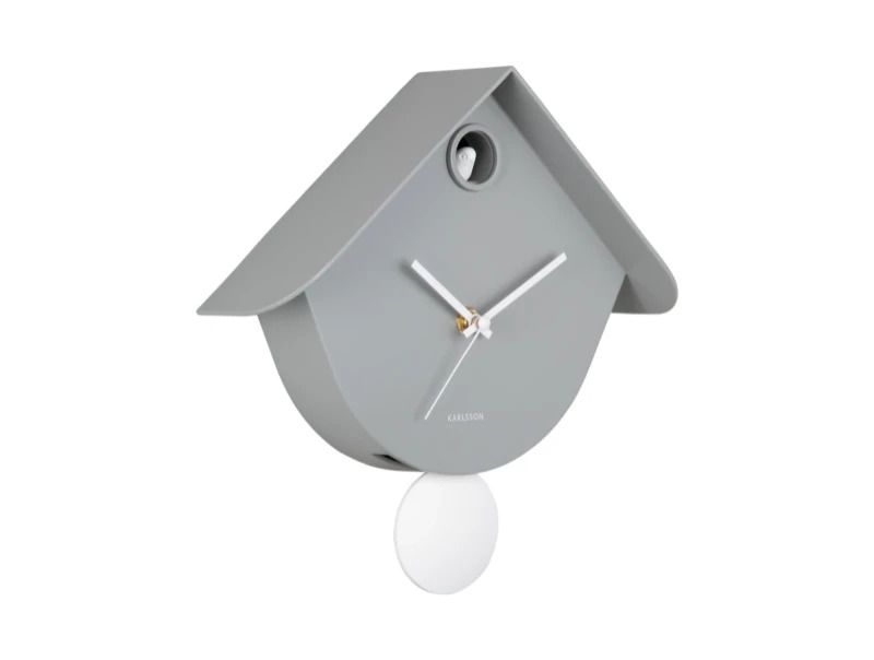 Karlsson Cool Retro Cuckoo Wandklok | Met Koekoeksklok | 25.5x25.8x7.5cm