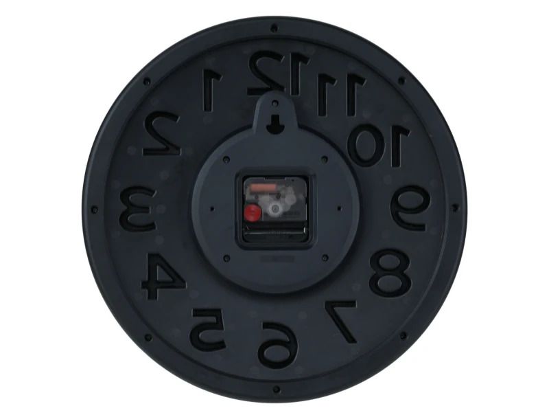Karlsson Elevated Classic Numbers Wandklok | Ø33.5cm | Zwart
